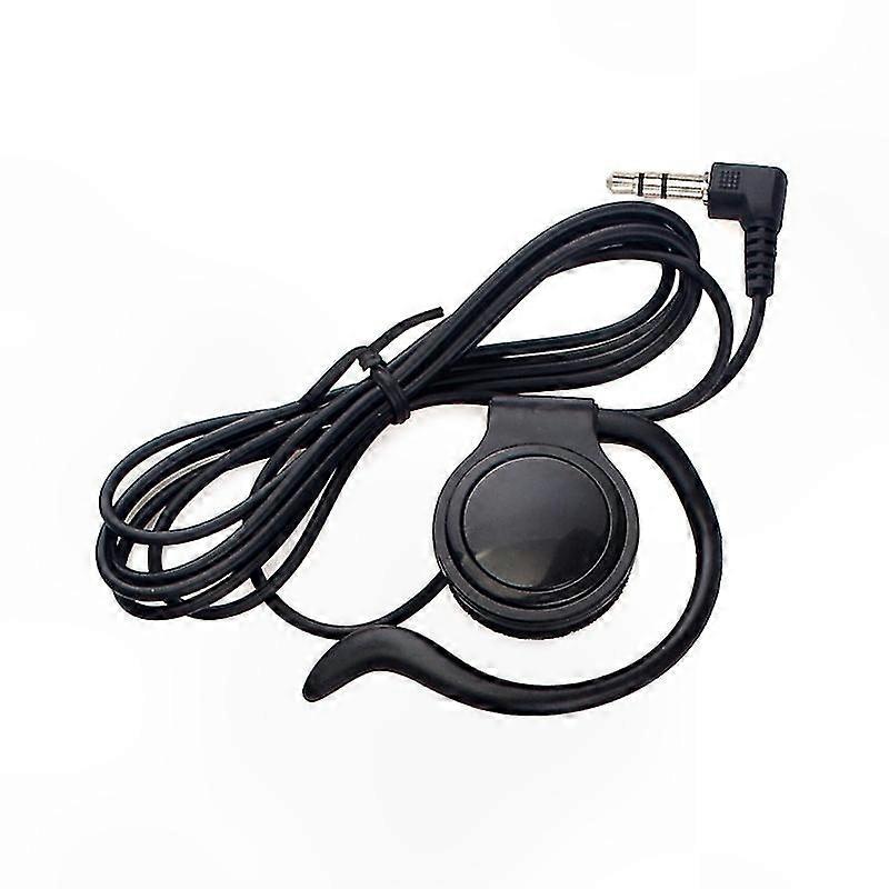 Single-Side Headphone with G-Shape Soft Ear Hook and 3.5mm Jack Connection for Comfortable Listening