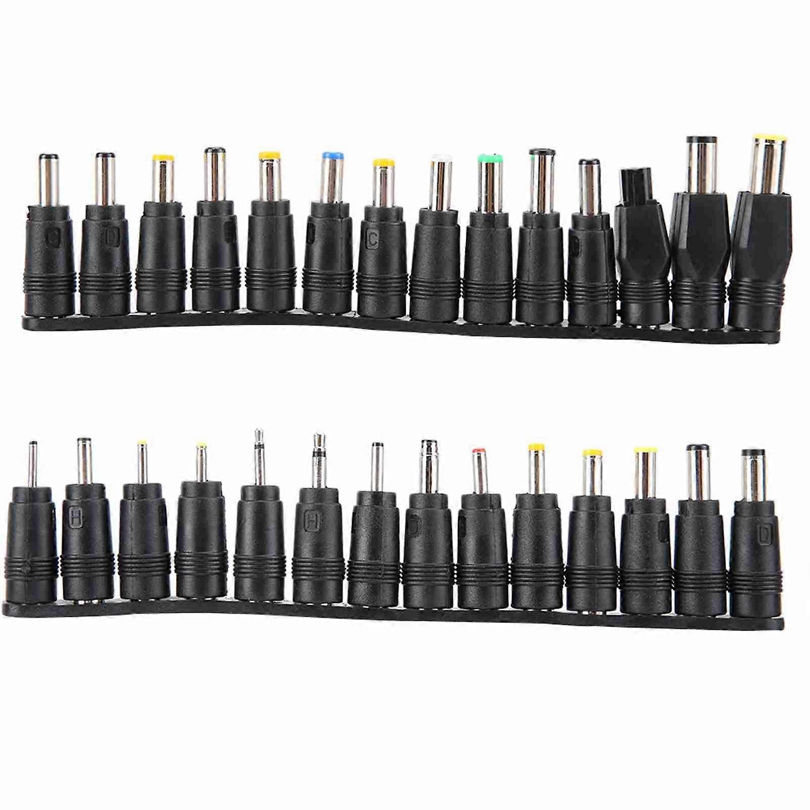 28PCS DC 5.5MM Universal Multifunctional Notebook Laptop Power Supply Charger Adapter Connector