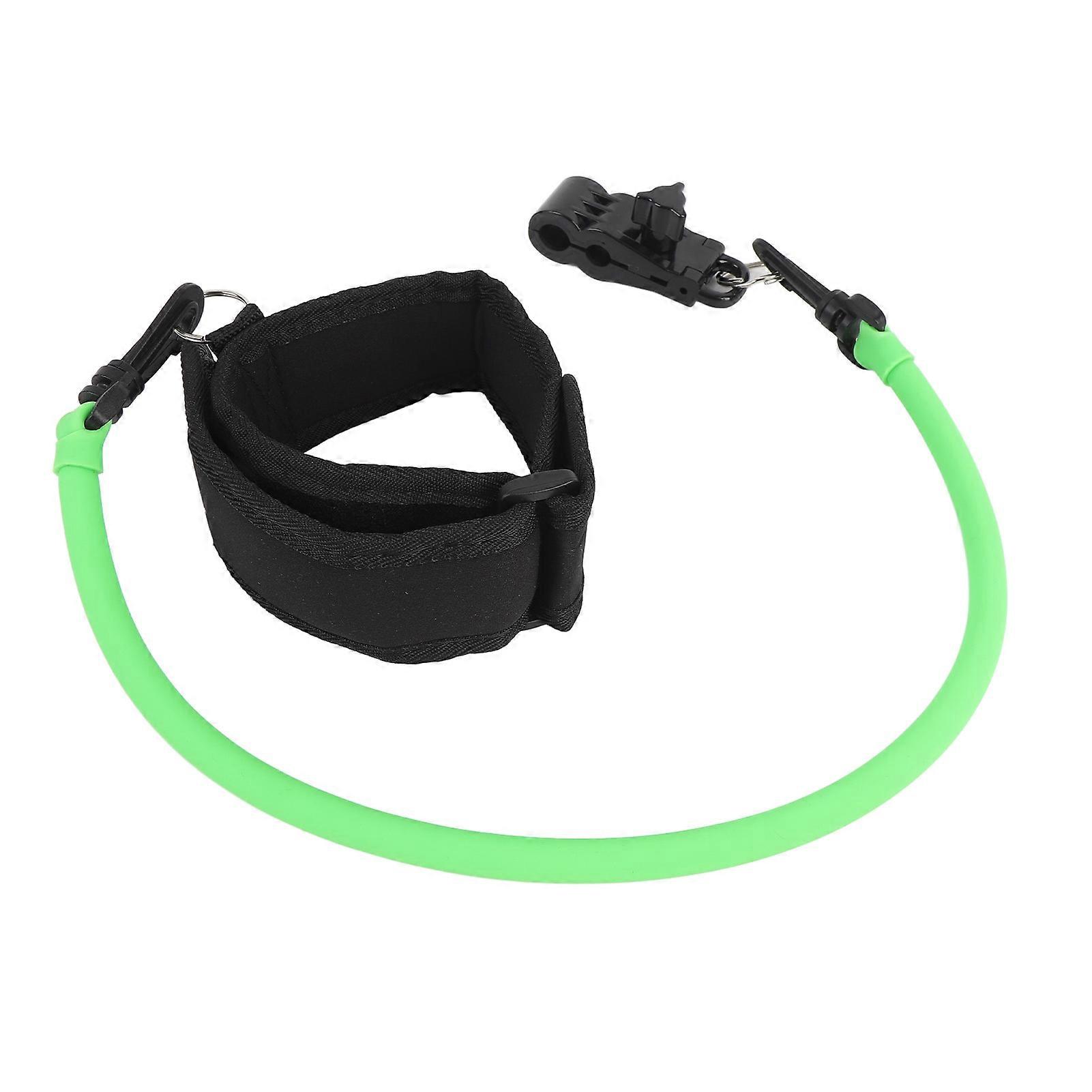 Rubber Swing Trainer Tool Waist Belt Strap Green for Posture Correction