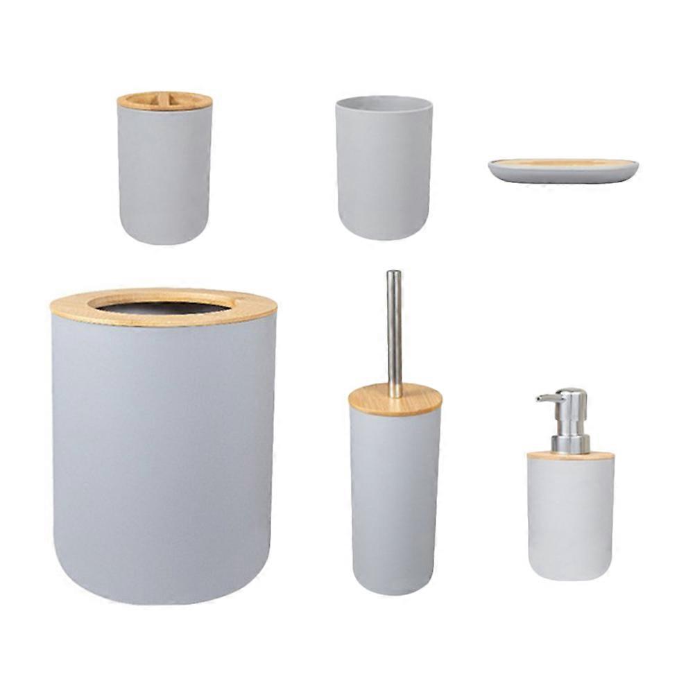 Bathroom Toilet Washing Supply 2Sets Including Lotion Bottle and Trash Can