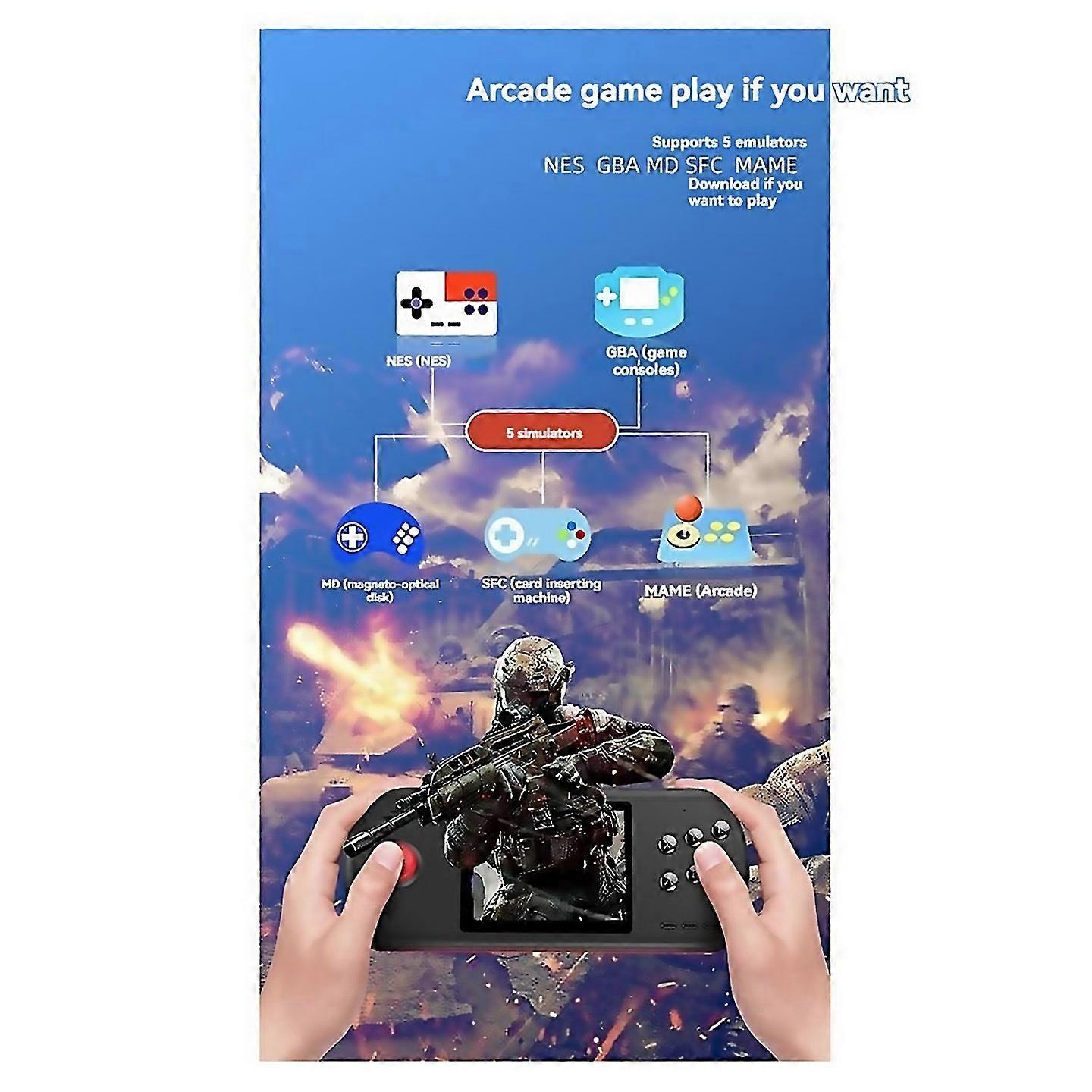 For 35 Inch D22 Handheld Game Console Hd Large Screen