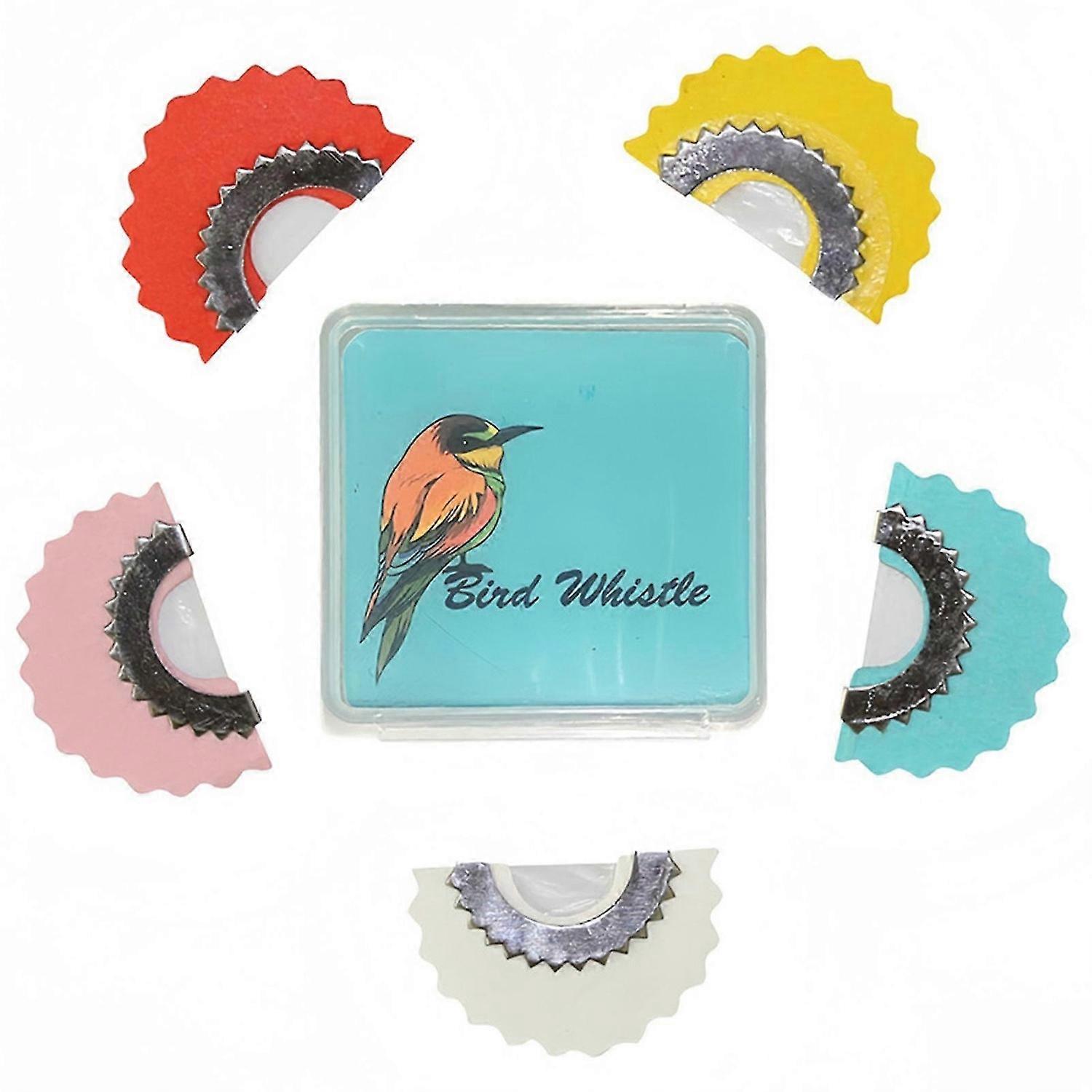 Bird Whistle Toys 5Pcs, Bird Caller Whistle, Magic Fun Tongue Whistle, Warbler Bird Tweeting Noisemaker Toys Tricks Gag