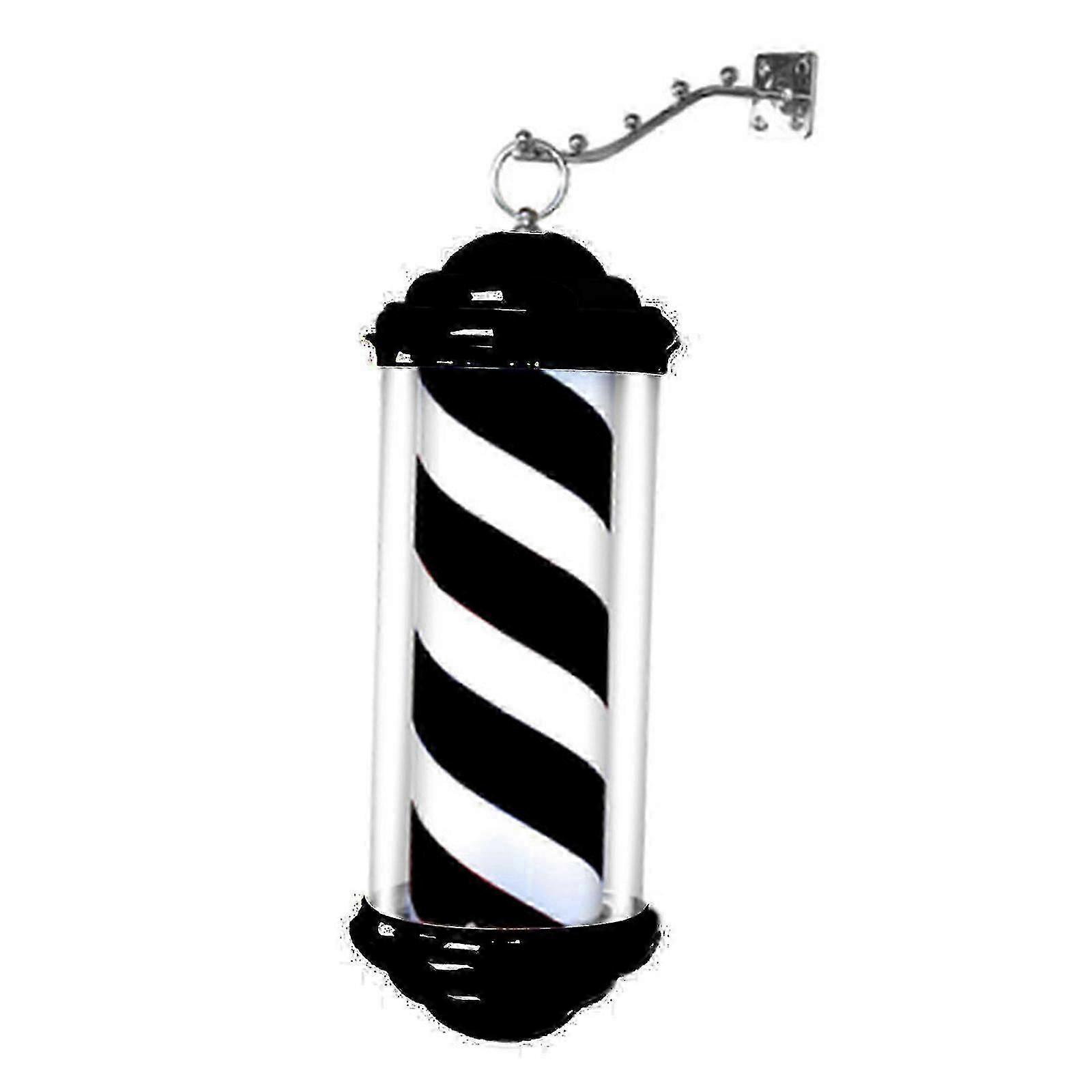 Barber Pole Light Fryzjerstwo Obrotowy znak LED Oprawa oświetleniowa salonu fryzjerskiego Otwarty znak Klasyczny do salonu fryzjerskiego