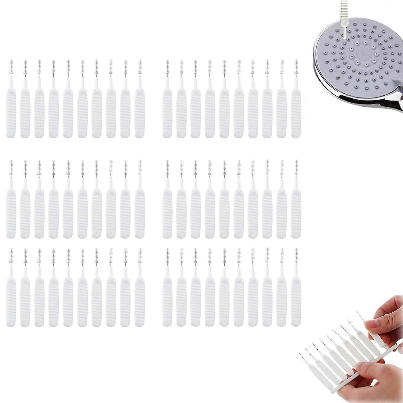 Crevice Tiny Brush 30Count Pack, Shower Head Cleaning Brush, Nylon Bristles, AntiClog Tool