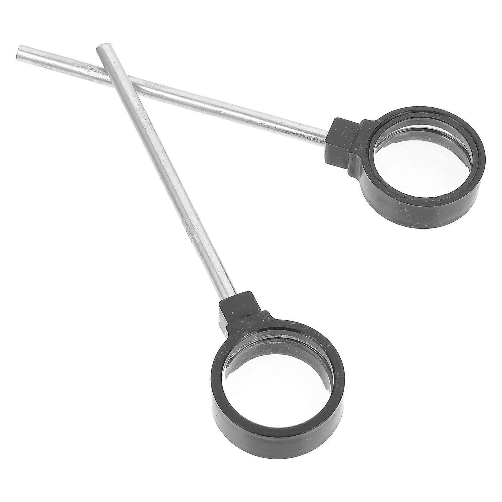 Concave Lens for Experiment 2Pcs Physics Teaching Optical Handheld Tool