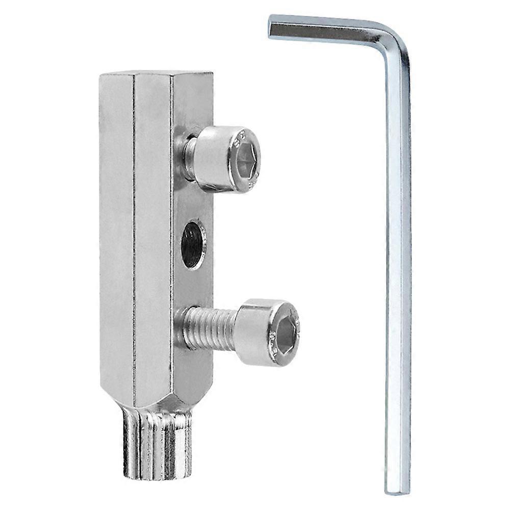 Broken Screw Extraction Tool Set For Homeowners And Plumbers Rectangular Silver Steel Reverse Thread Design 2Set