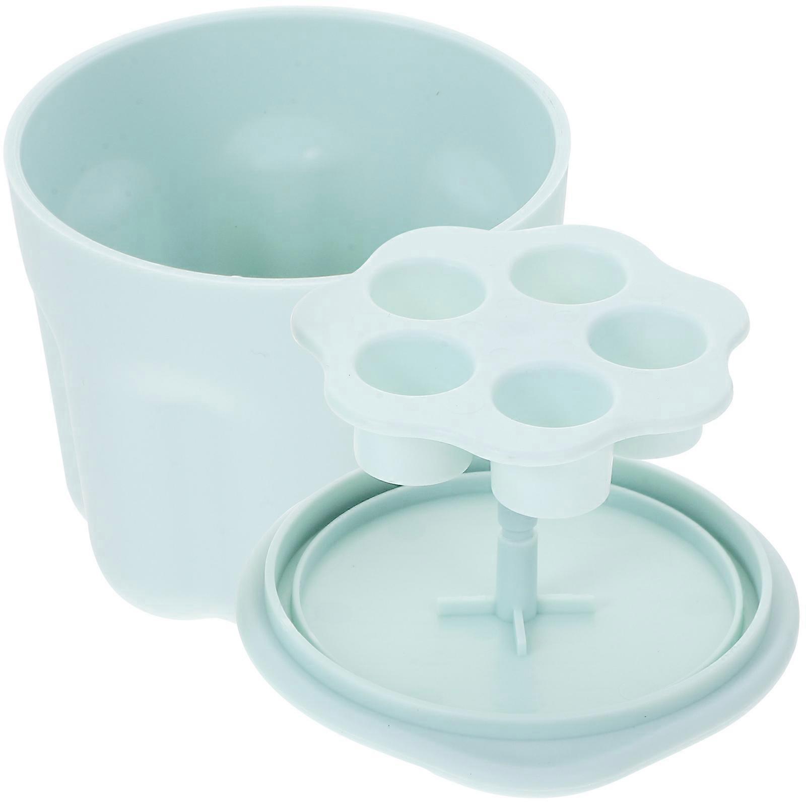 Makeup Brush Cleaner Box for Cleaning 5Pcs Portable Drying Holder Kit