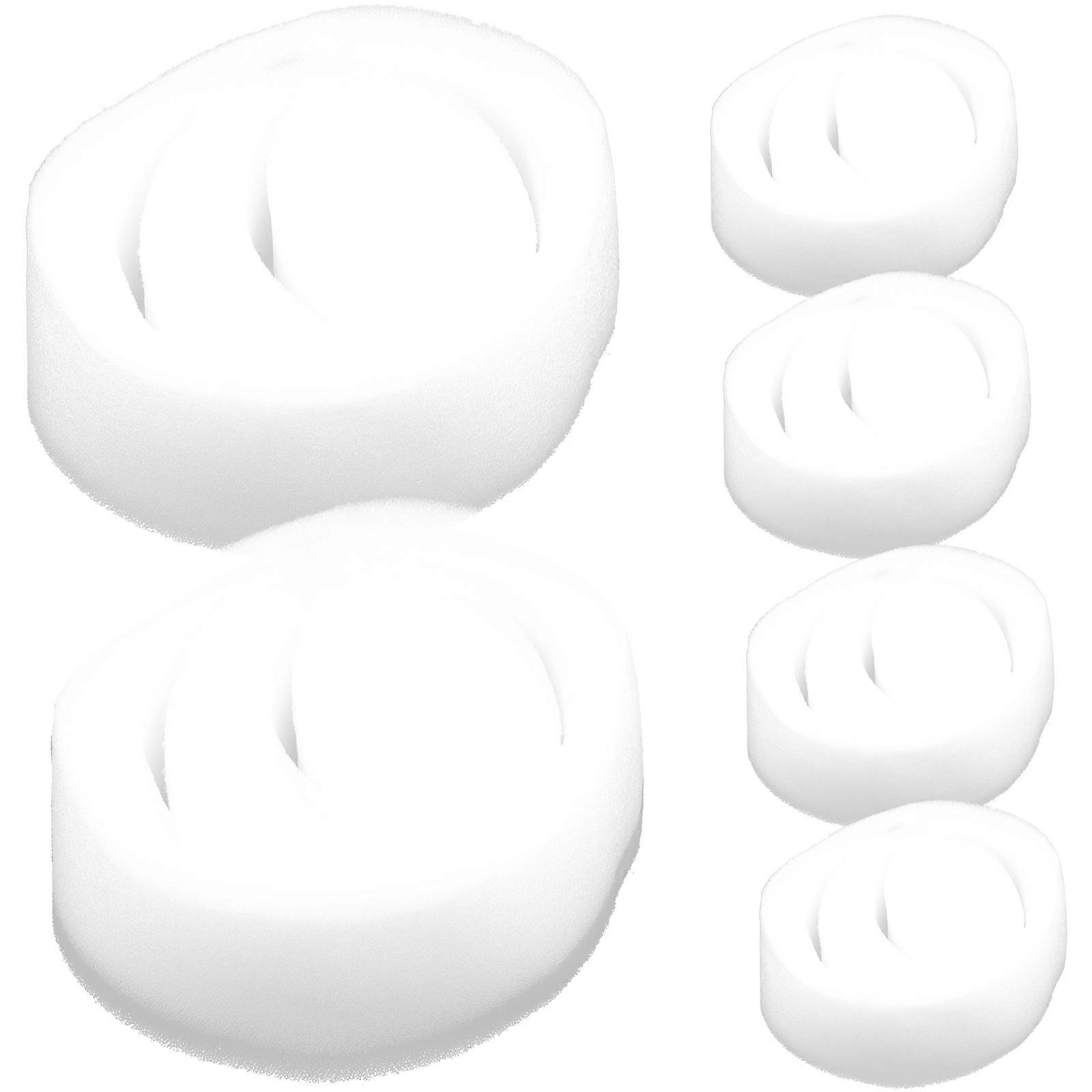 Lotus Shape Oil Removing Filter Sponge 18 Pcs For Kitchen Cleaning Tasks 10.5x10.5cm Practical And Reusable