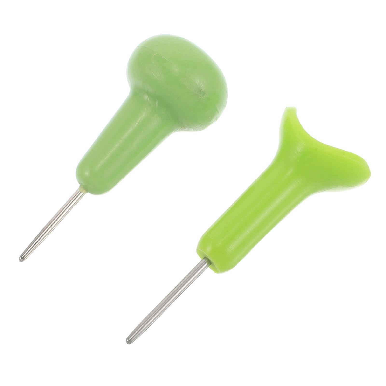 Braille Pen Braille Learning Tool for Writing 8Pcs Green Plastic Set