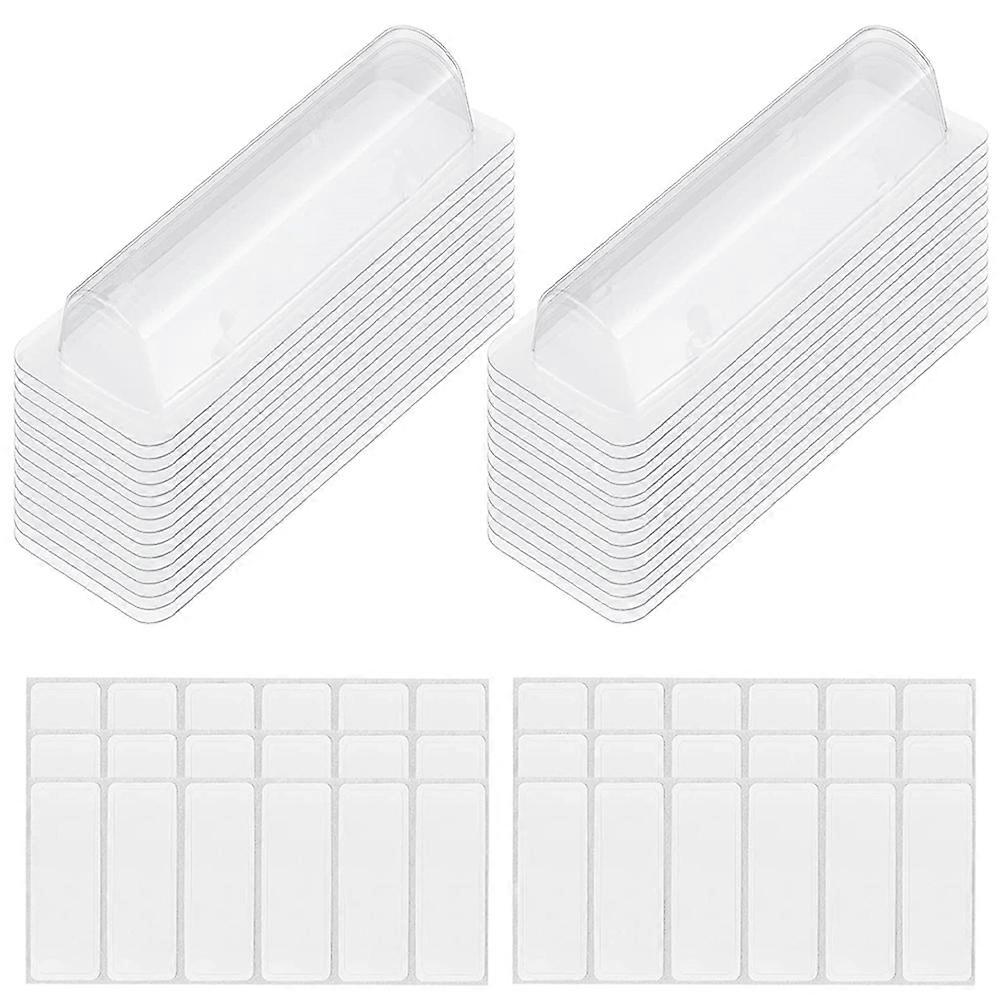 Clear Lip Balm Holder Plastic Dome for Storage 180Pcs Pack