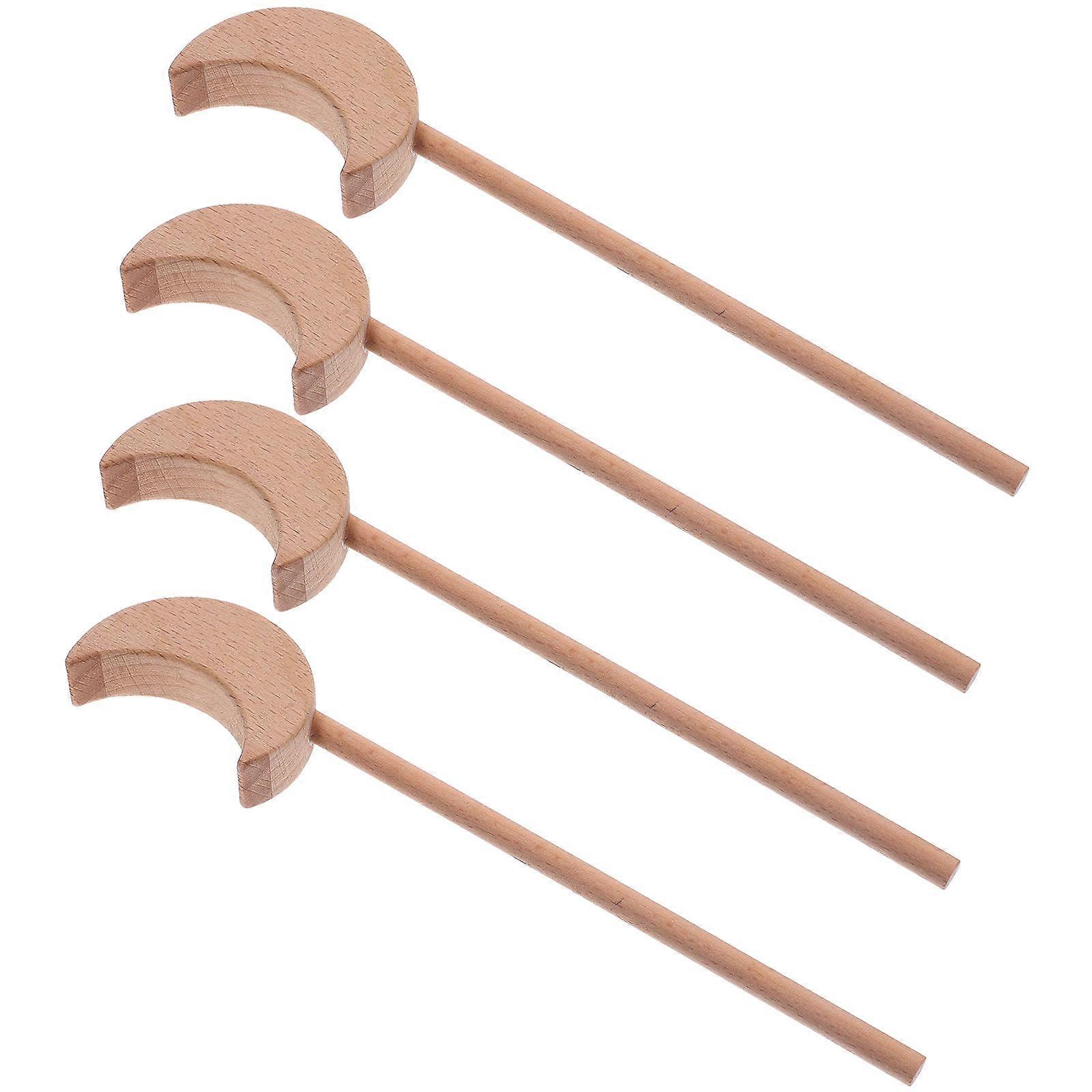 Fairy Wands 12 Pcs DIY Accessory for Children in Khaki Size 18X6CM for Creative Design and Hand-Eye Coordination