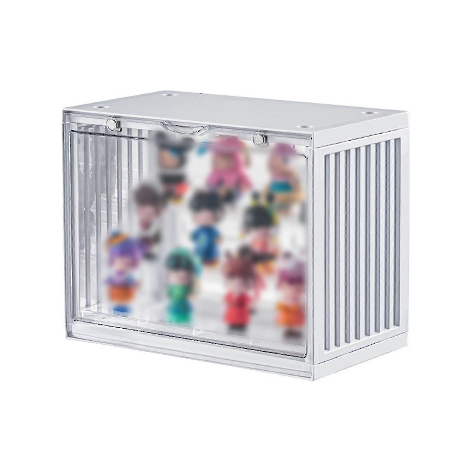 Large PET + PS Clear Collectibles Model Display Case Dustproof Box Action Figure Display Box 2025