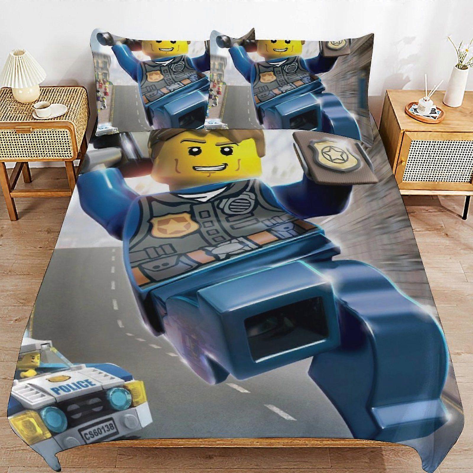 Y459 The Lego Movie Practical Zip Design Smooth Touch Soft Finish Long Use Duvet Cover Sets for Everyday Rest O459