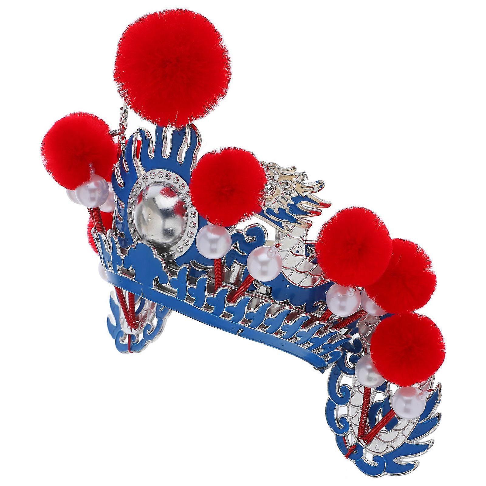 Peking Opera Hat Cultural Headpiece for Theatrical Performance Multi