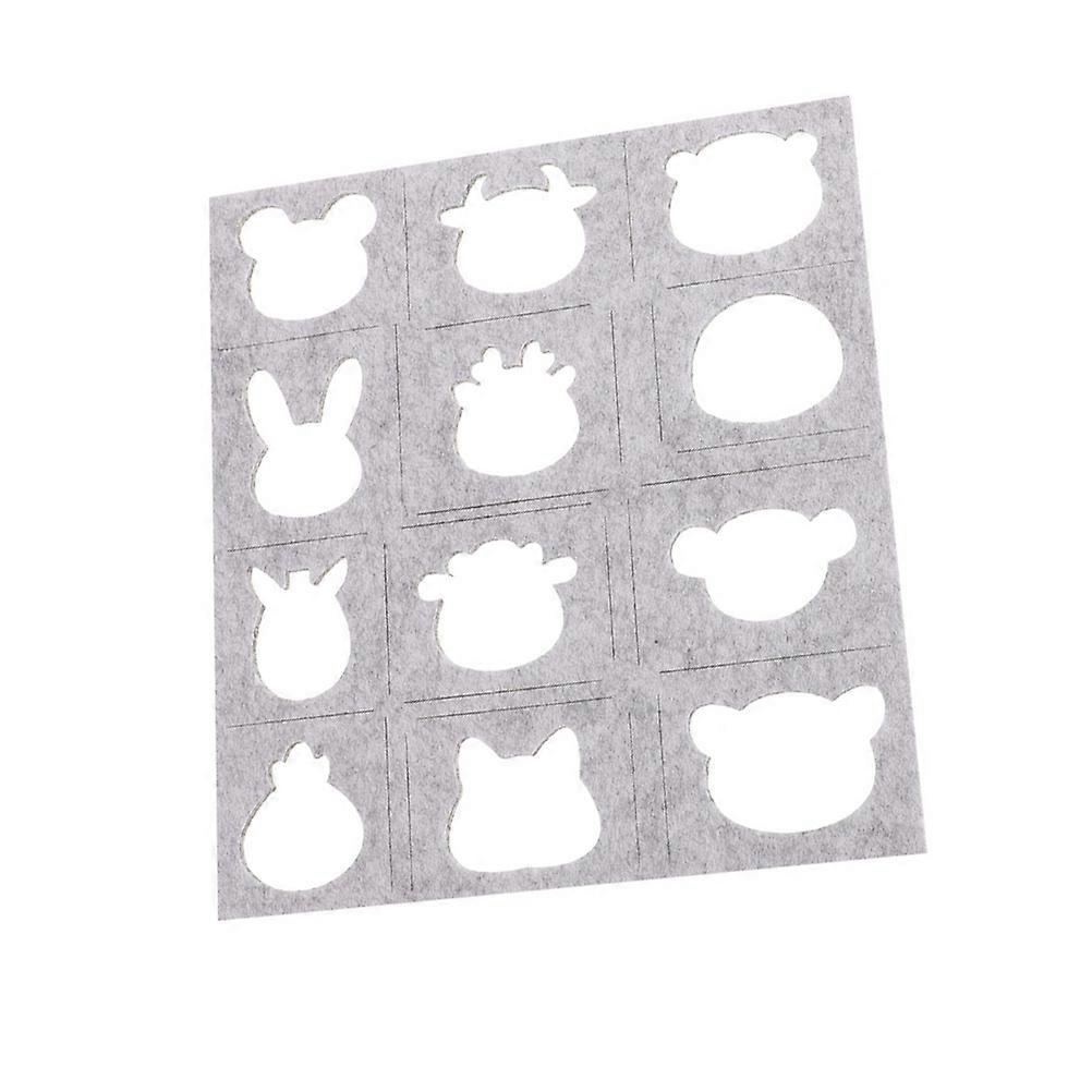 Felting Molds Needle Felting Applique Template For DIY Craft Making Grey Woolen Material 1 Set