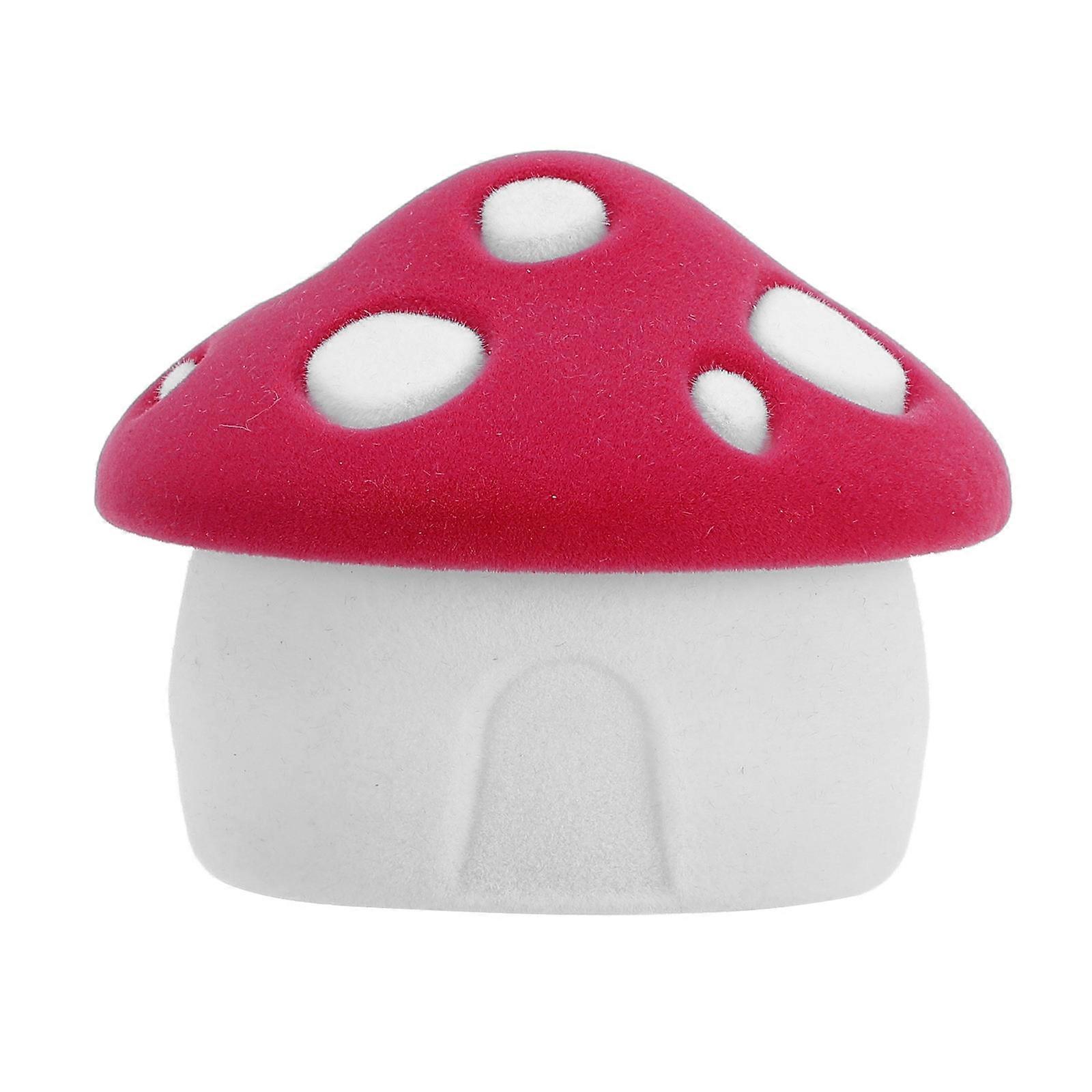 Jewelry Case Mushroom Ring Storage Box for Delicate Use 3Pcs Pack