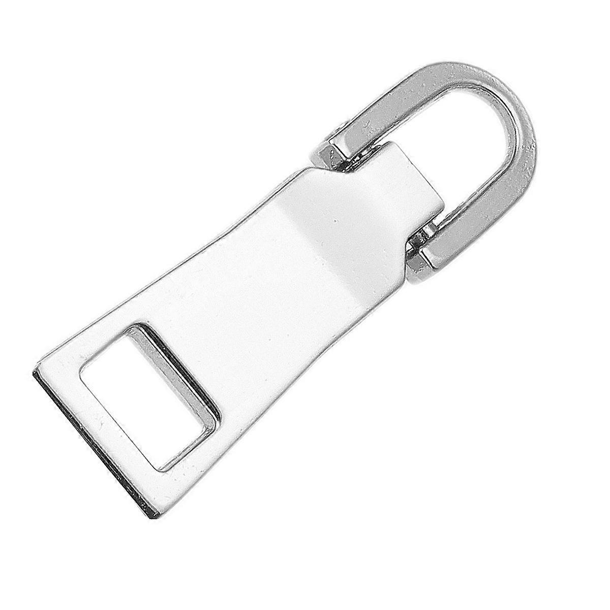 Zipper Sliders 20Pcs Detachable Zipper Fixers Repair Pull Tabs For Down Coats Tents And General Users In Silver