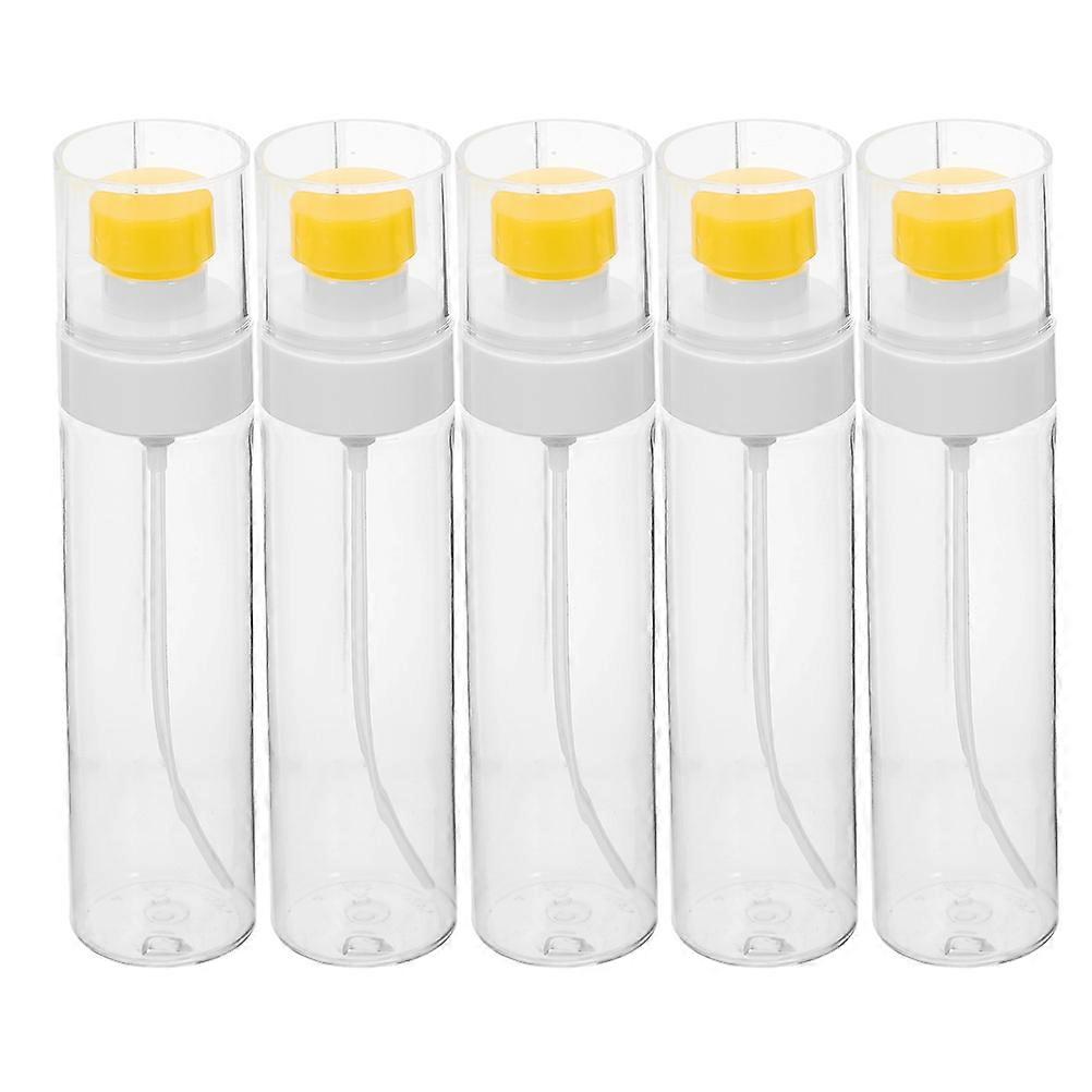 Essential Oil Bottles Empty 5Pcs Transparent Durable Pet Bottles for Storage Use