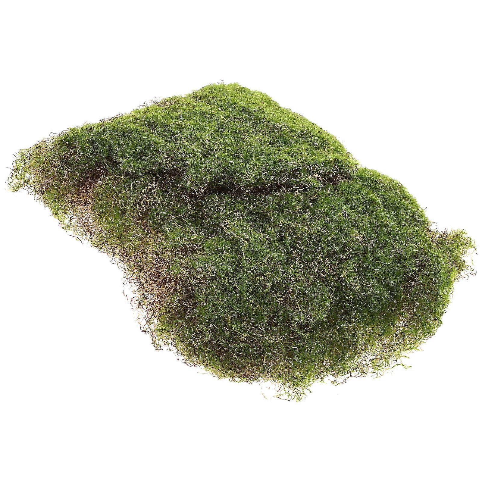 Artificial Moss Green Simulated Moss Turf for Decor 4Pcs Pieces