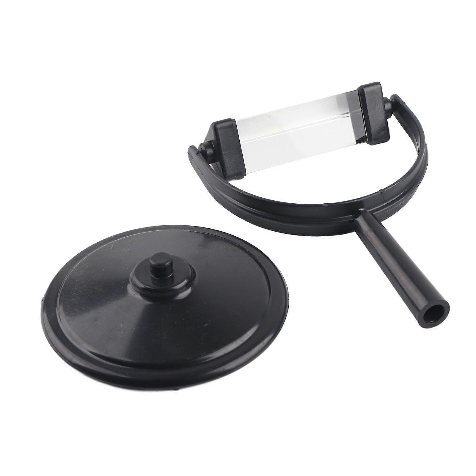 Optical Glass Triple Triangular Prism with Stand Physics Light Spectrum