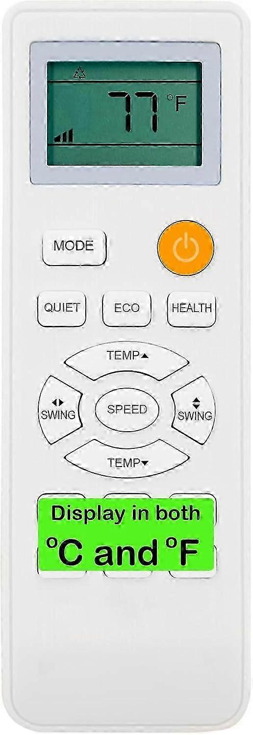 Replacement Remote Control for Traiden Air Conditioner EMTCS121M CMTCS121M