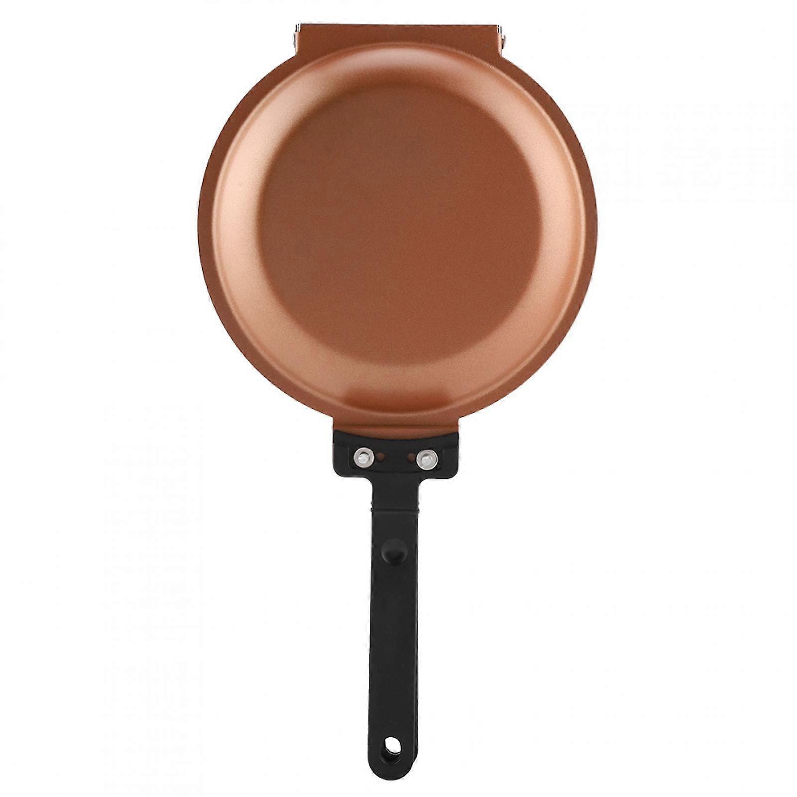 Double Side Pan, Non-stick Double Side Frying Pan, Double Side Flip Design Fried Egg Pancake Pan for Kitchen