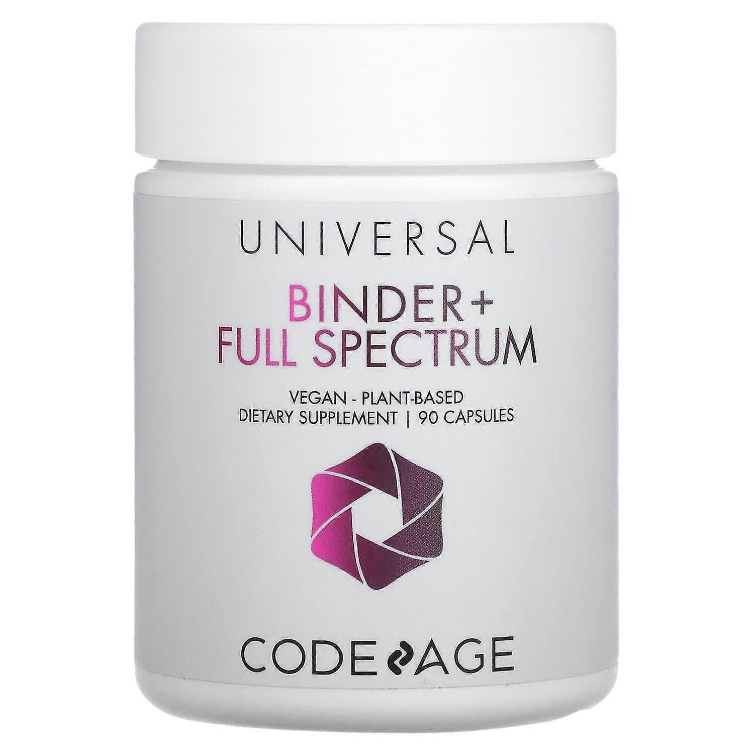 Codeage, Binder +, Full Spectrum, Vegan, Plant-Based, 90 Capsules