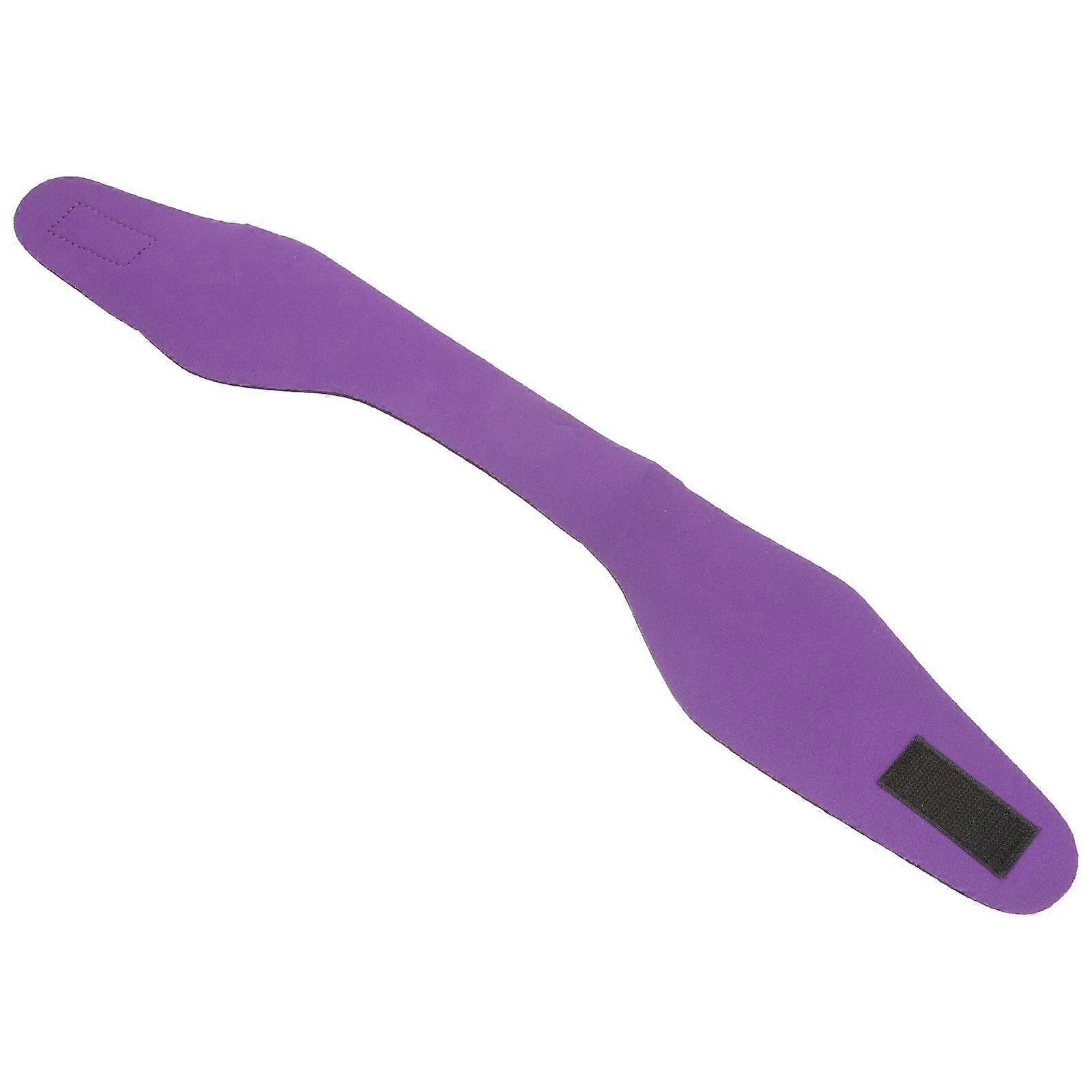 Waterproof Headband Swimming Headband for Exercise 2Pcs Purple Elastic Fabric