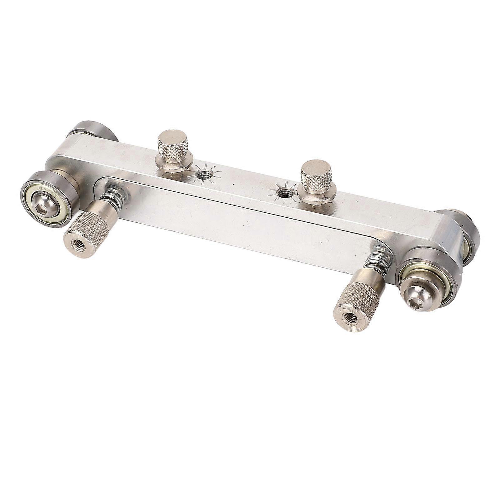 Gitarrenmutter und Sattelschleifer Feinabstimmschraube Aluminiumlegierung Edelstahl Brücke Sattelmutter Schleifwerkzeug 