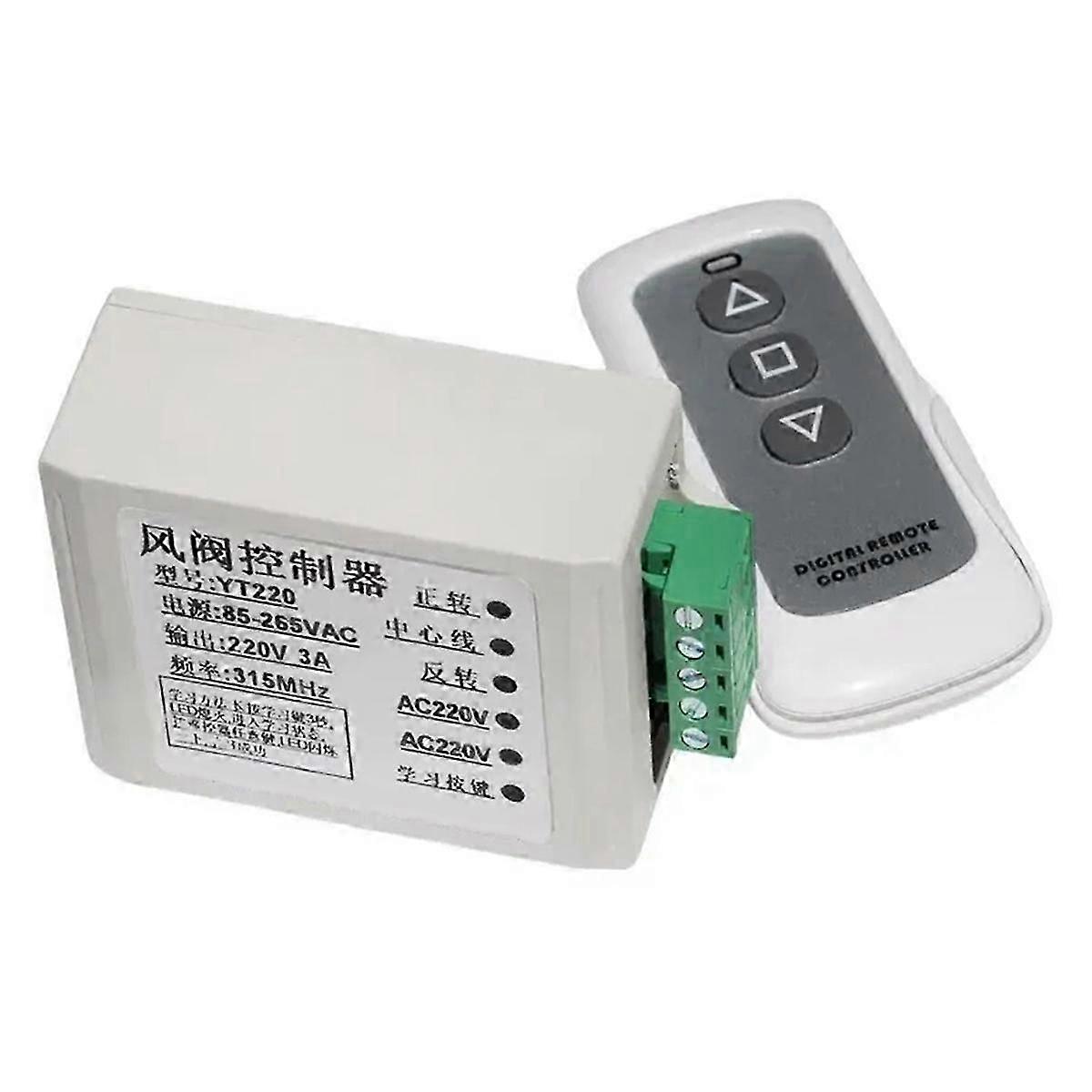 Digital Remote Control Actuator Switch Controller Damper Switch Electric Duct Electric Damper Ventil