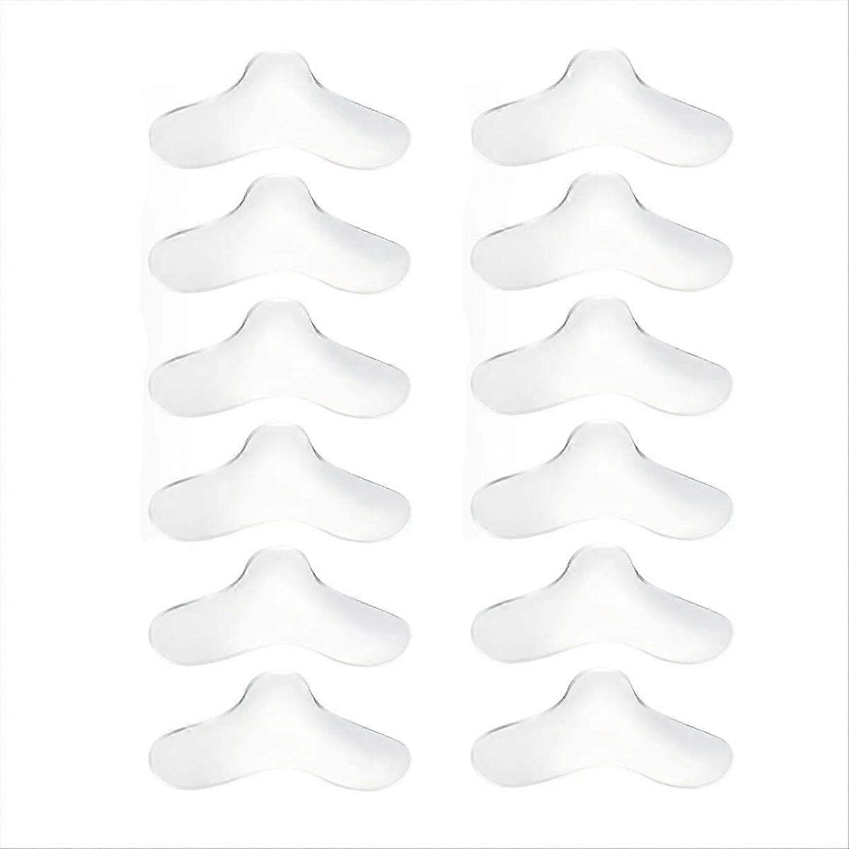 12 PCS Nasal Gel Pads Universal Nose Pads for CPAP Mask Can Be Trimmed Flexible Material Designed f