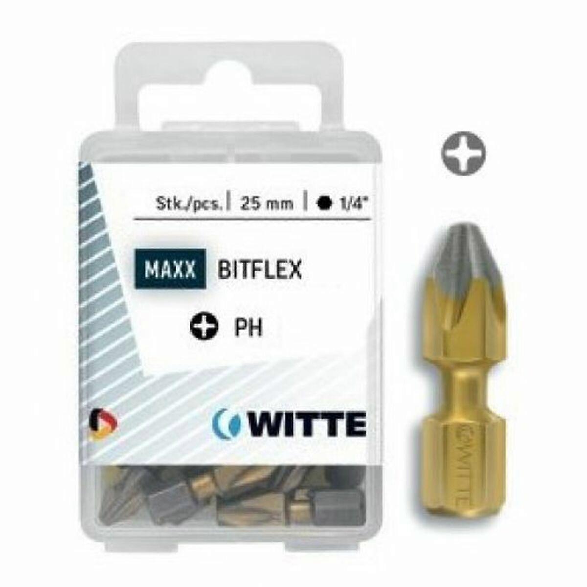 Bit set WITTE PH 3 DIAMOND FLEX PH3 5 Units