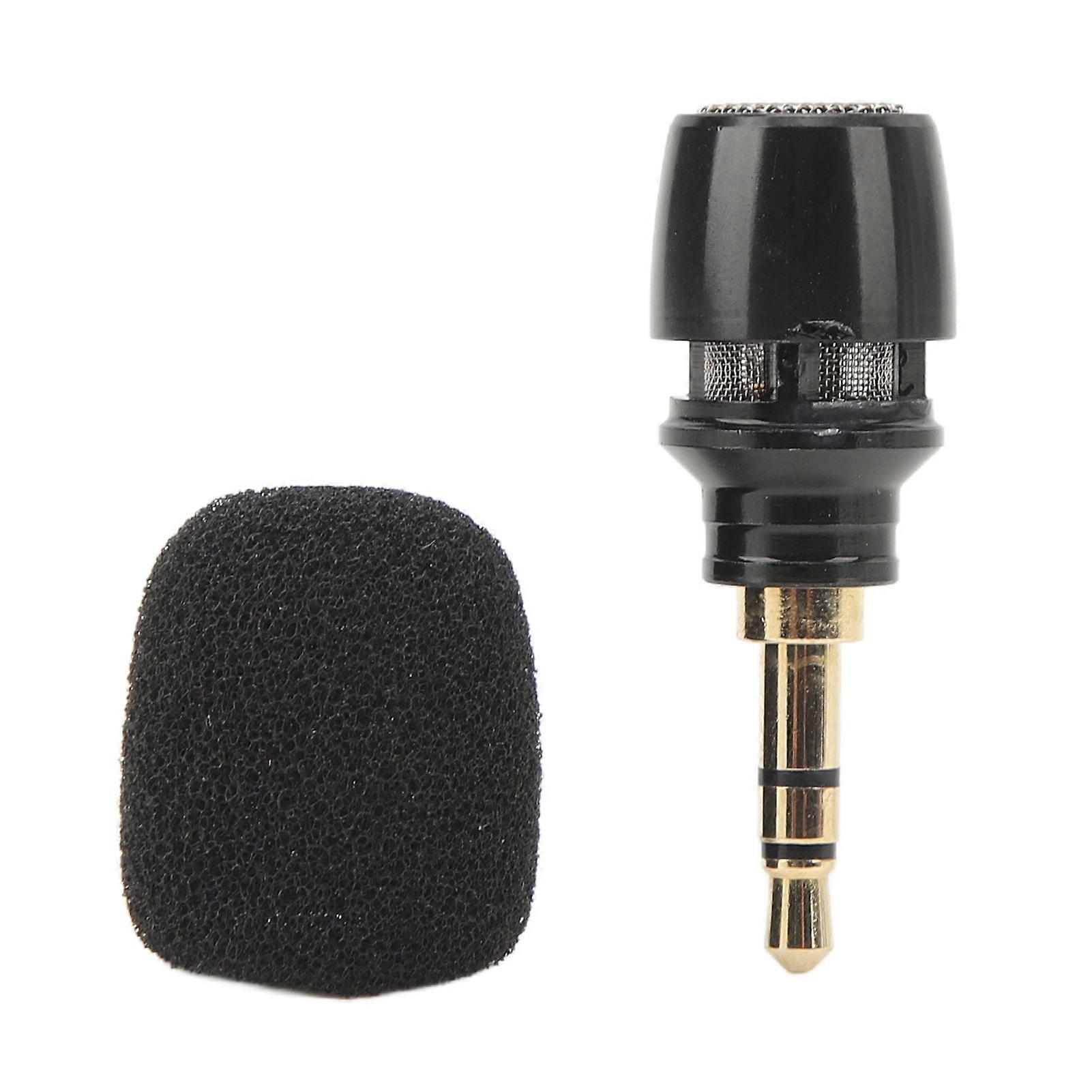 Mini Camera Condenser Microphone High Sensitivity Noise Canceling Omnidirectional 3.5mm Plug Tiny Microphone 