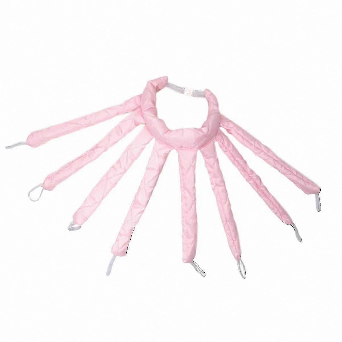 Satin Heatless Curling Set with Reusable Rods, Wide Elastic Hair Cord for Overnight Curls, Portable No Heat Styling Tool