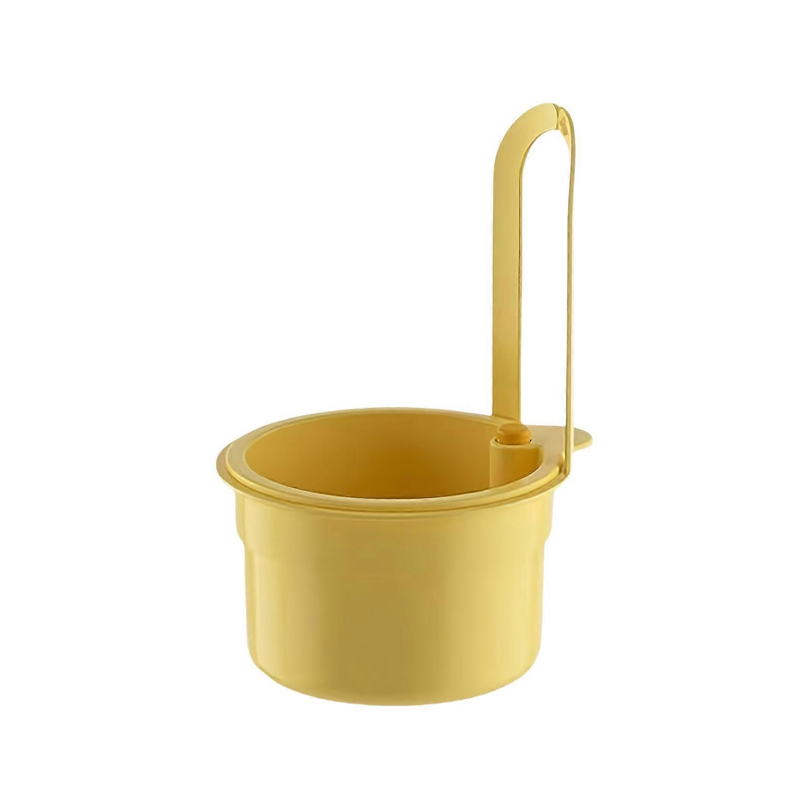 Hygienic Sink Storage Basket With Quick Drains Function Mounting Systems and Tool Organization Compartments  Yellow
