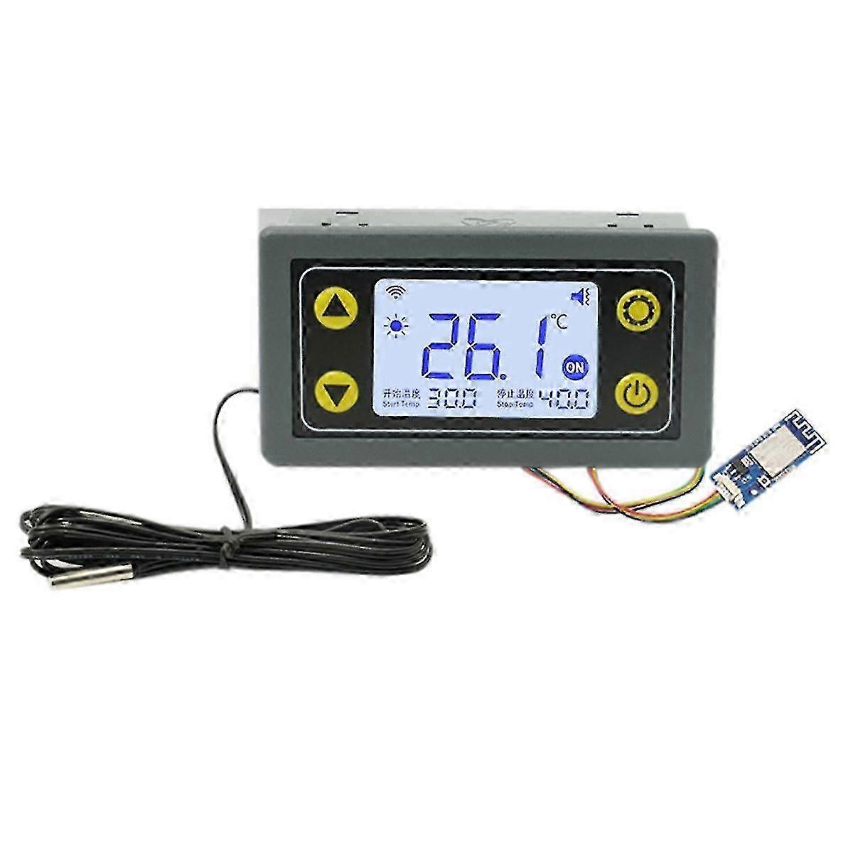 Sa10w Wifi Thermostat Temperature Controller Digital Display High Low Alarm