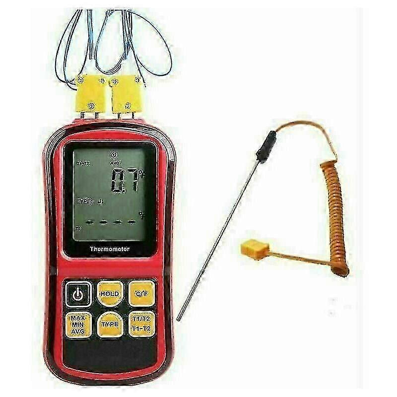 Dual Channel Temperature Sensor with Alarm for Safety Control