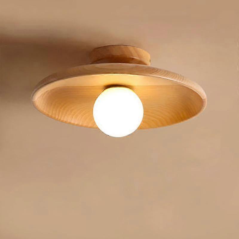 Crafted Wood Ceiling Lamp with LED for Various Spaces