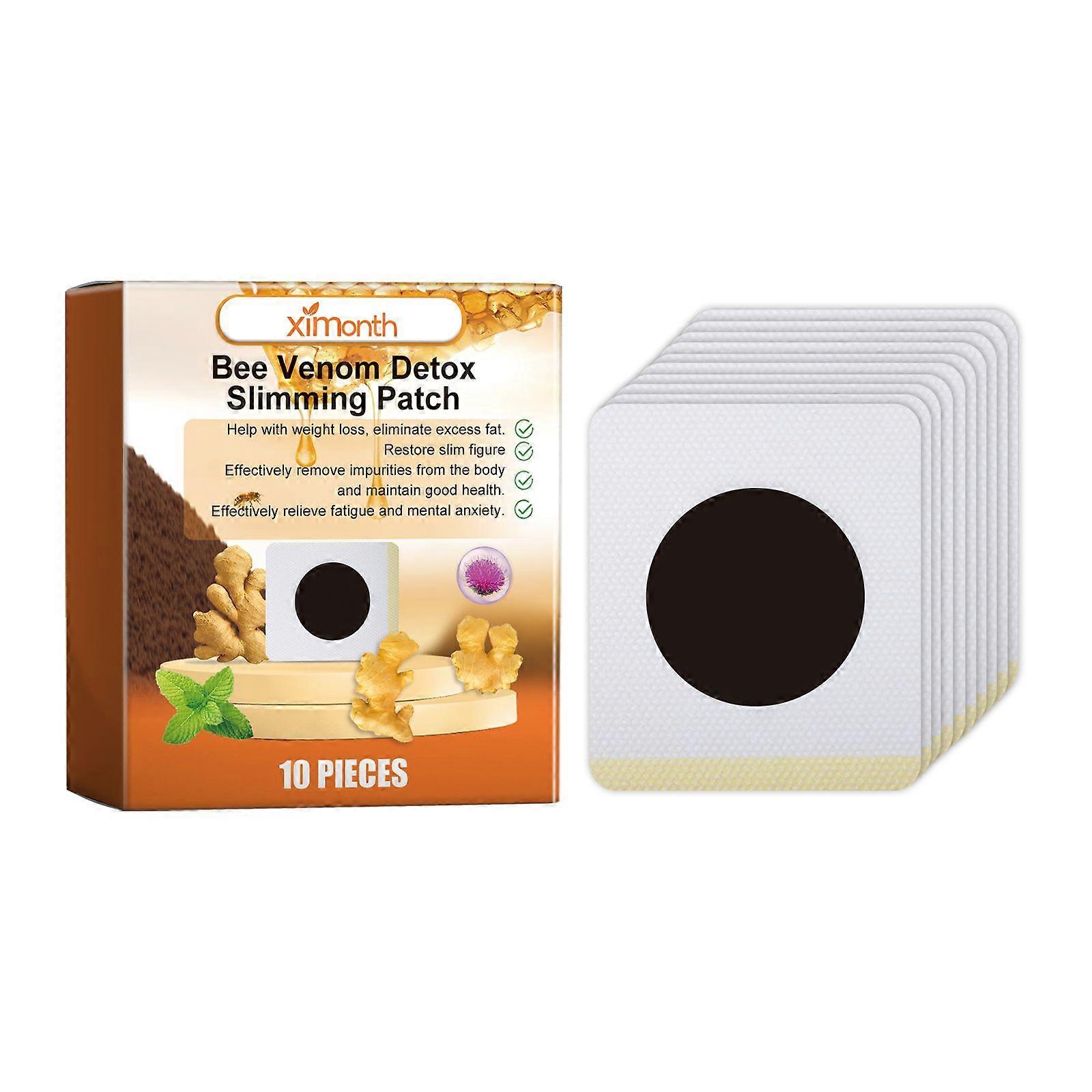 Ximonth Bee Poison Shaping Lymph Patch Relieve Lymph Swelling Firming Body Arm Bye-Bye Meat Navel Stickers