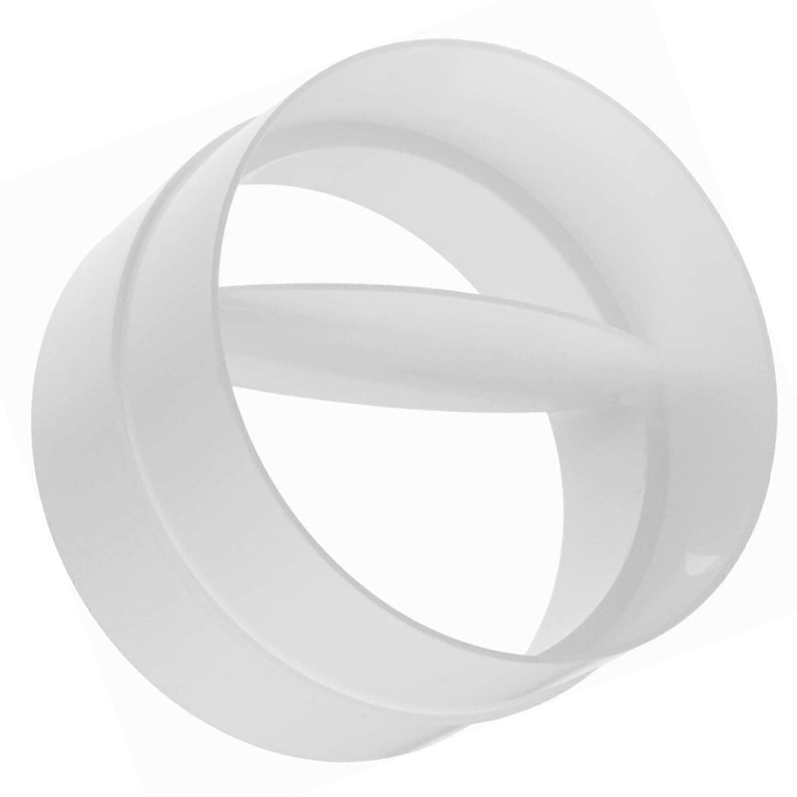 4inch PVC Check Valves Draught Back Shutter Practical Bathroom Check Valves Draft Blocker Damper Easy to Install Multicolor