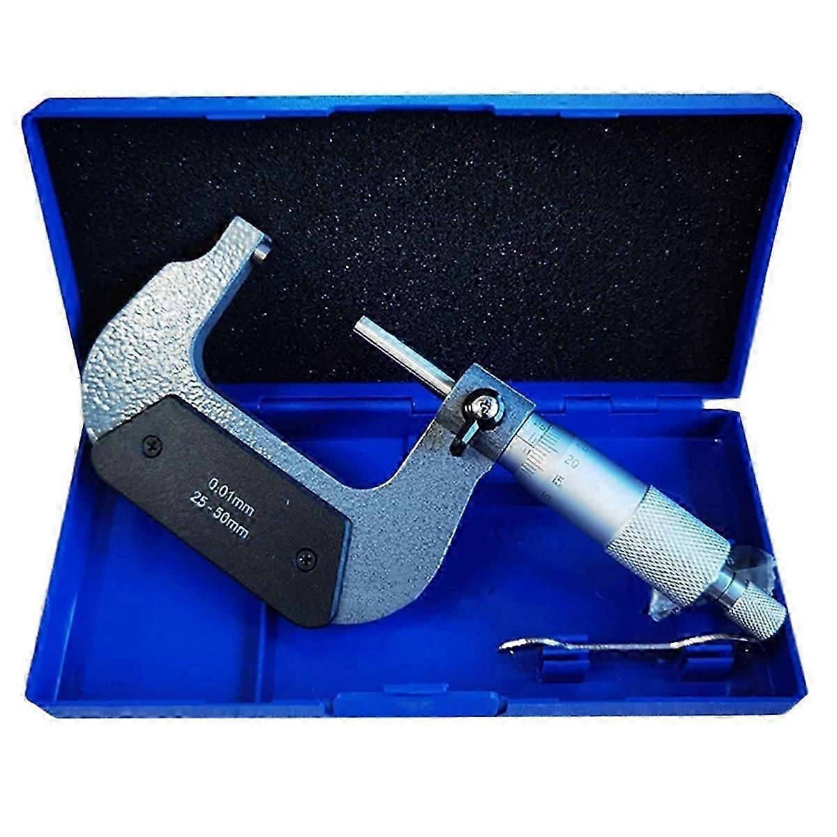unique Accuracy 25-50mm Accuracy 0.01mm External Spiral Micrometer Vernier