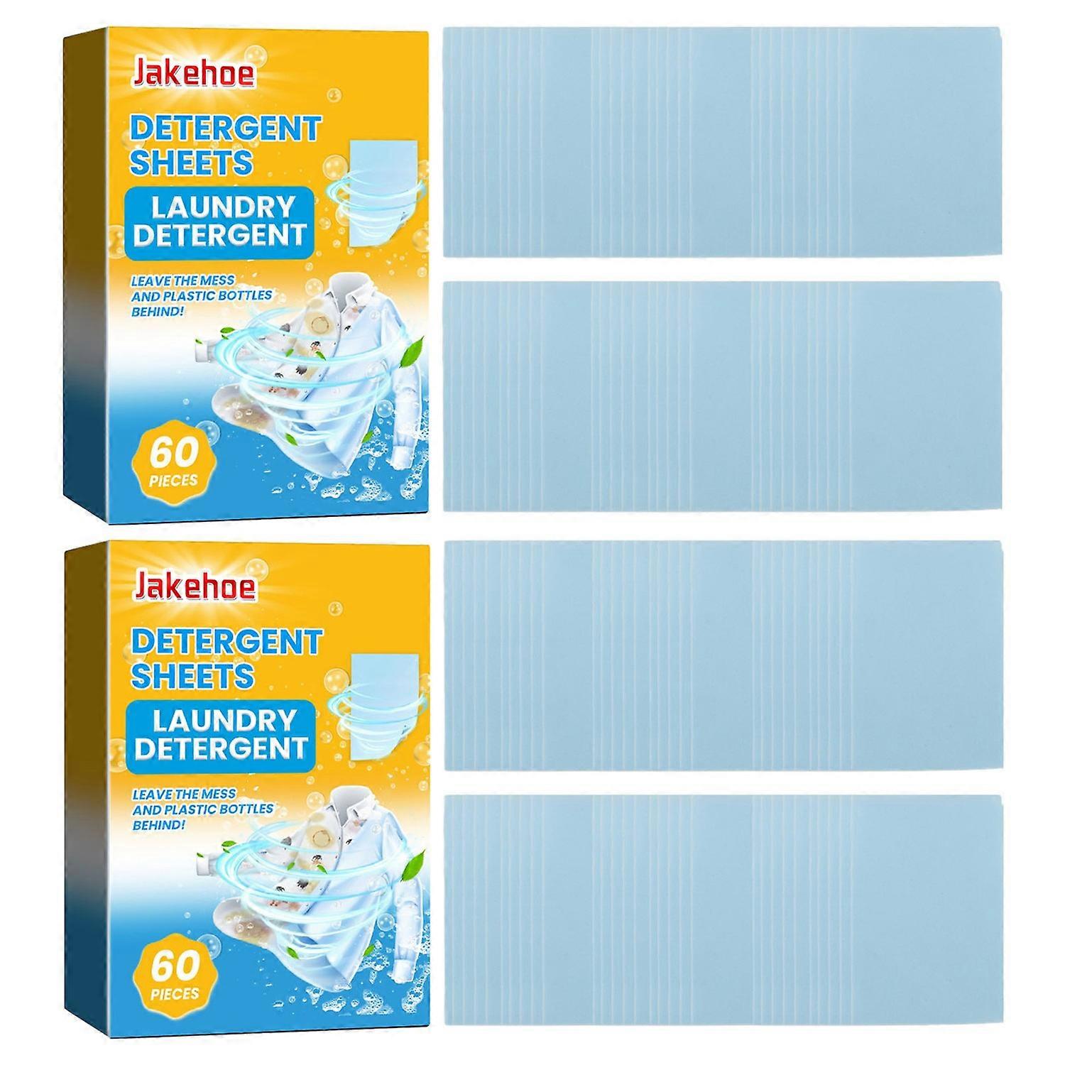 120pcs Laundry Sheets Power Clean Fragrant Anti Dyeing Odor Remover Dissolving Washer Strips for Clo