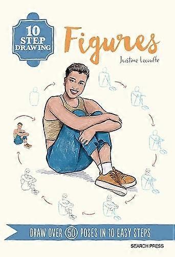 ציור דמויות ב-10 שלבים מאת ג'סטין לקופה בכריכה רכה