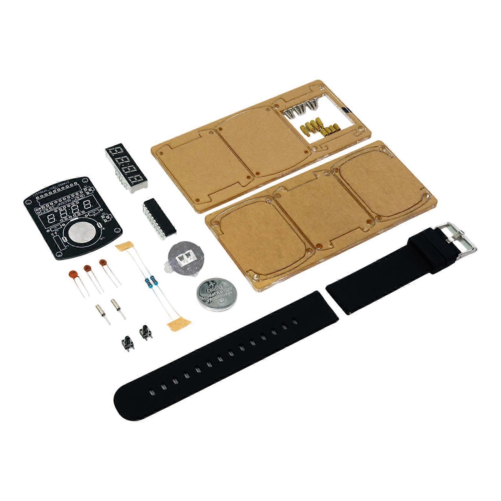 DIY Electronic Watch Kit Gift Electronic Learning Kit for School Educational
