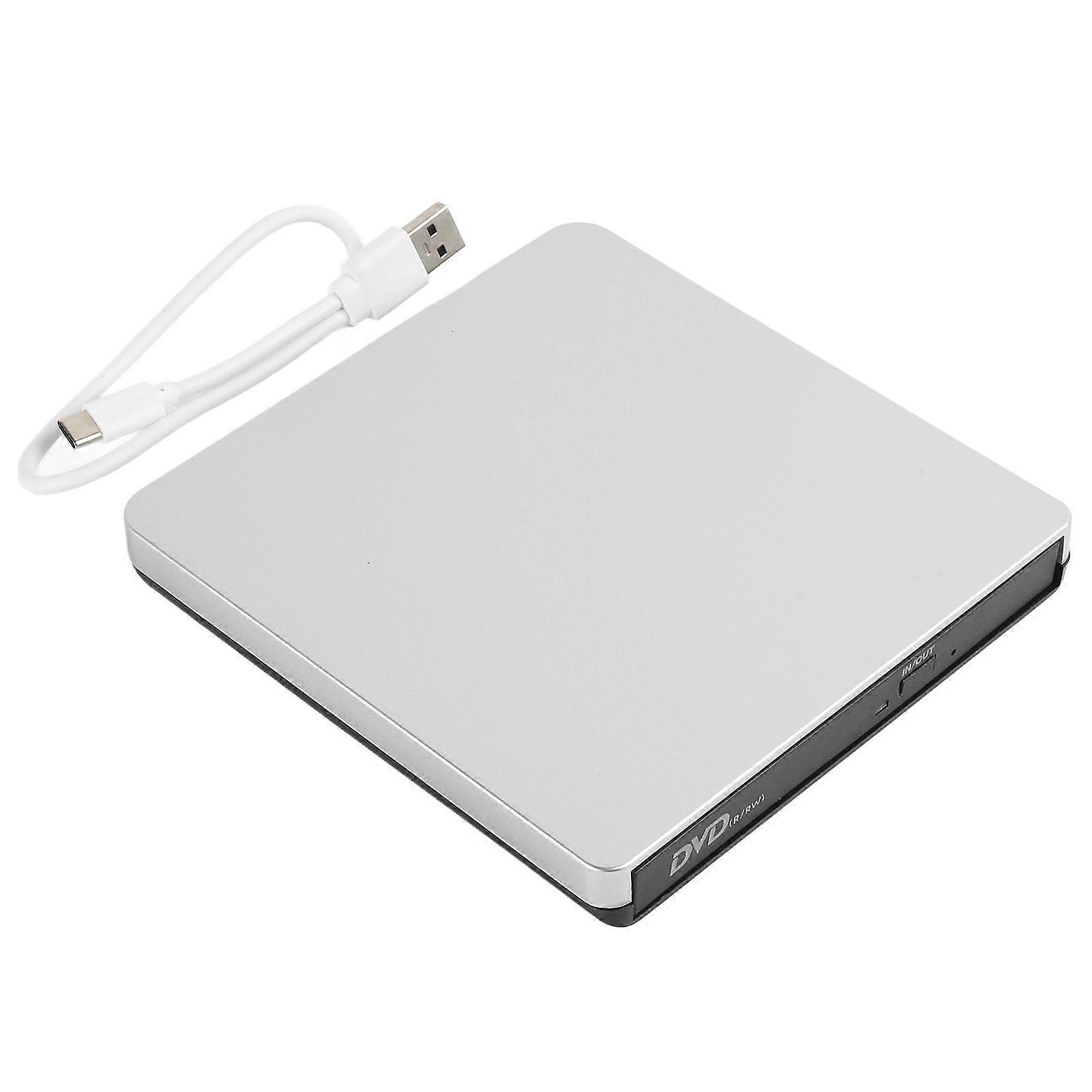External CD DVD Drive Ultrathin USB3.0 Type C R RW Portable CD DVD Burner for Laptop Desktop ComputerSH