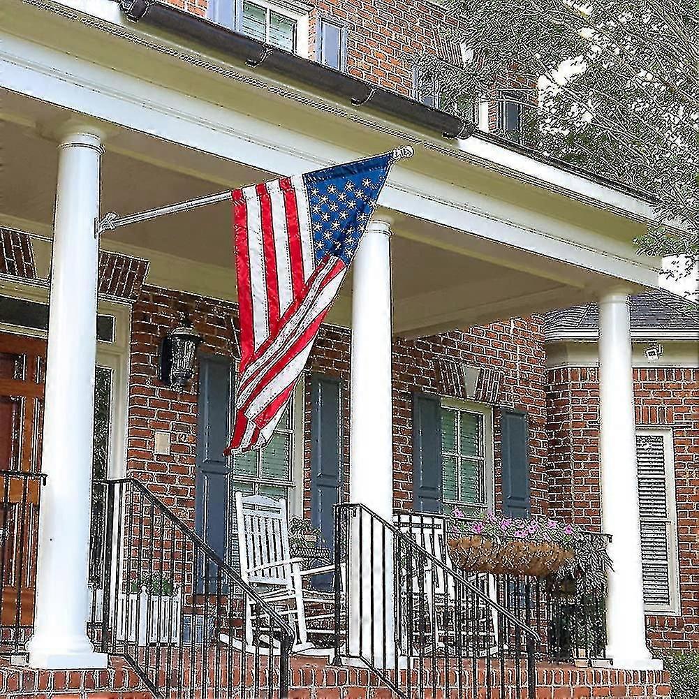 Two-position Flag Pole Holder | Mounting Bracket With Hardwares - Made