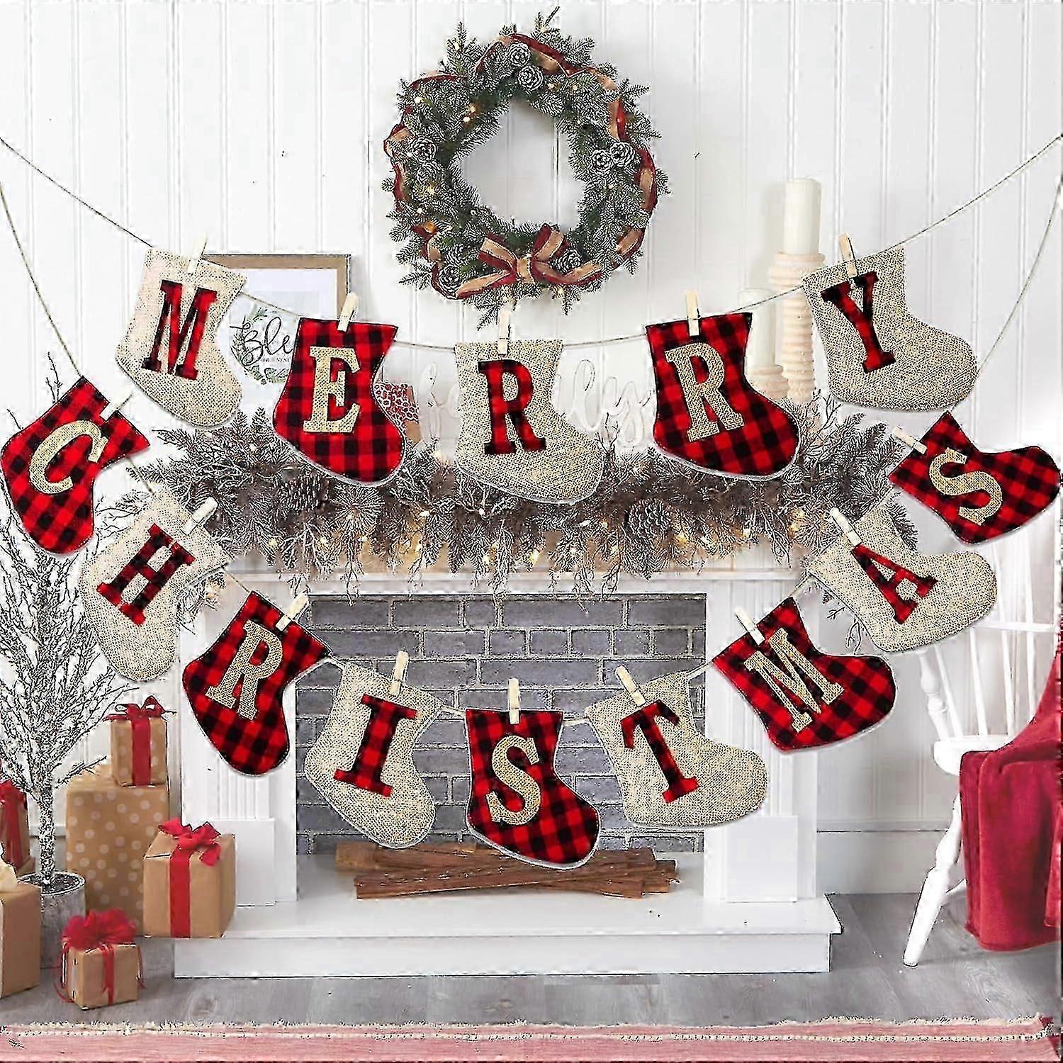 Merry Christmas Banner, Merry Christmas Decorations,Christmas Banner