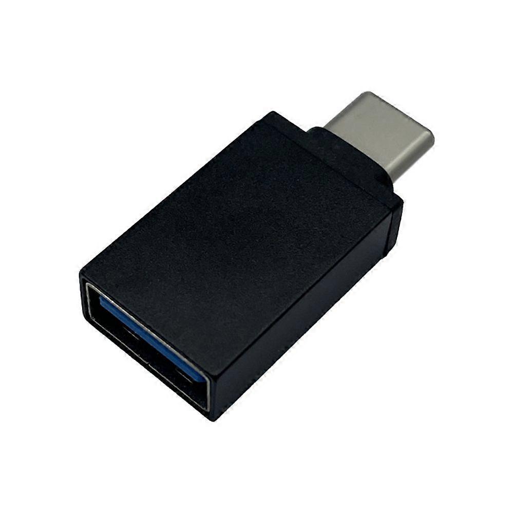 USB C Data Blocker, USB-A to USB-C Data Blocker Protect Against Juice Jacking, Support Safe Fast Charging Black