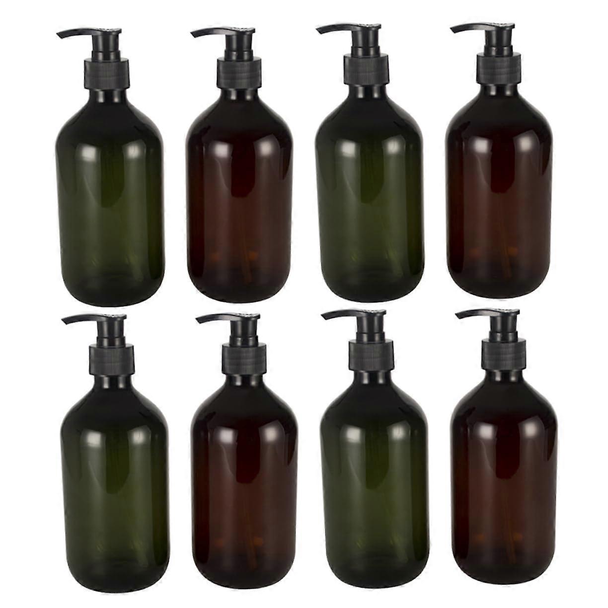 8 Pcs Lotion Shampoo Dispensers Empty Travel Bottles, Refillable Travel Containers, Model 2673, Assorted Colors