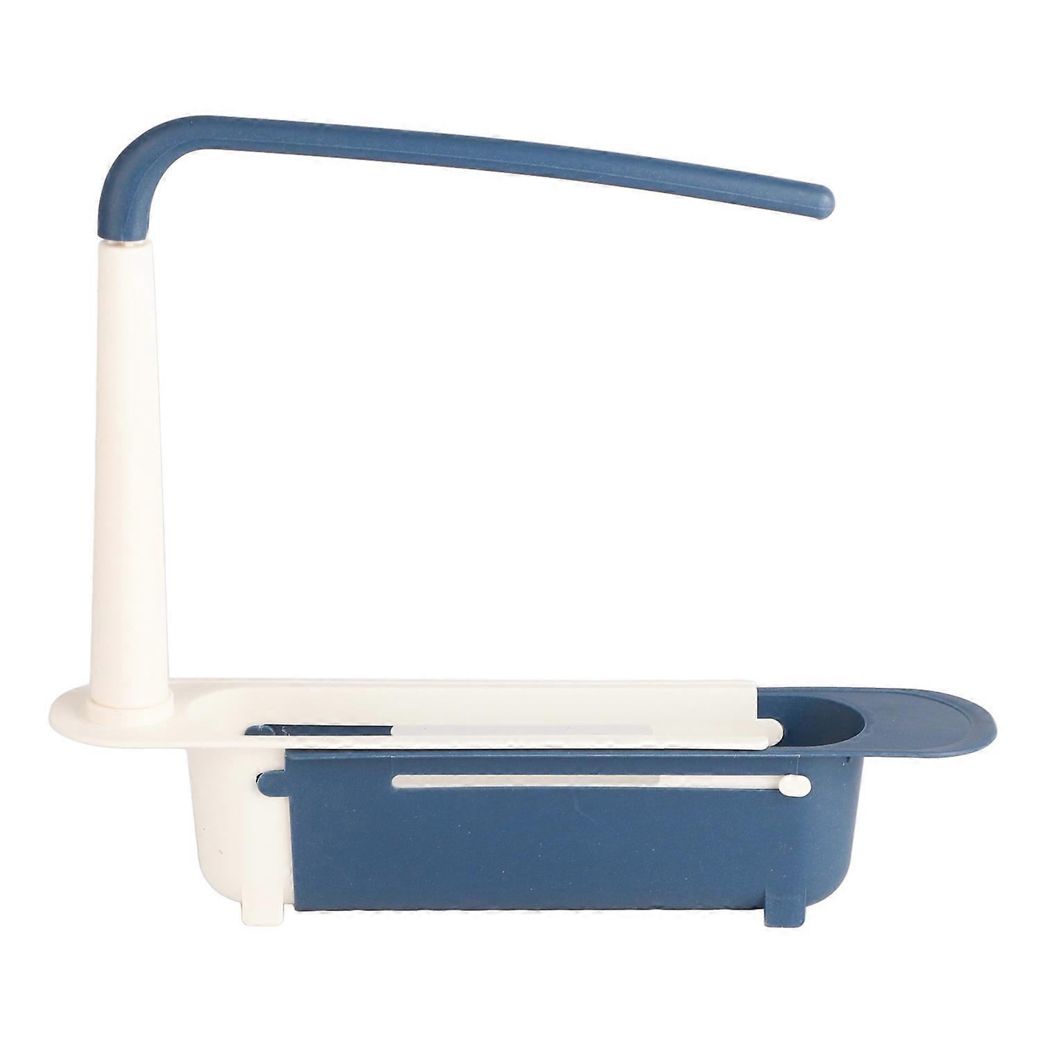 Telescopic Sink Storage Rack Length Freely Adjustable Large Capacity PP Expandable Sink Organizer fo